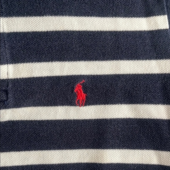Polo by Ralph Lauren Orange and Blue White striped cotton Polos size 5 preppy - Picture 5 of 7